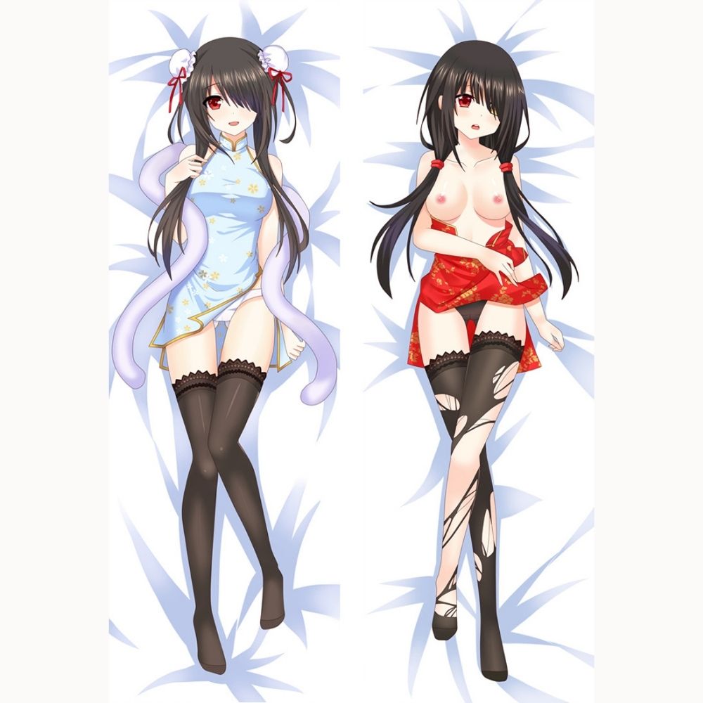 Dakimakura Esprit Kurumi Robe Chinoise Déchirée