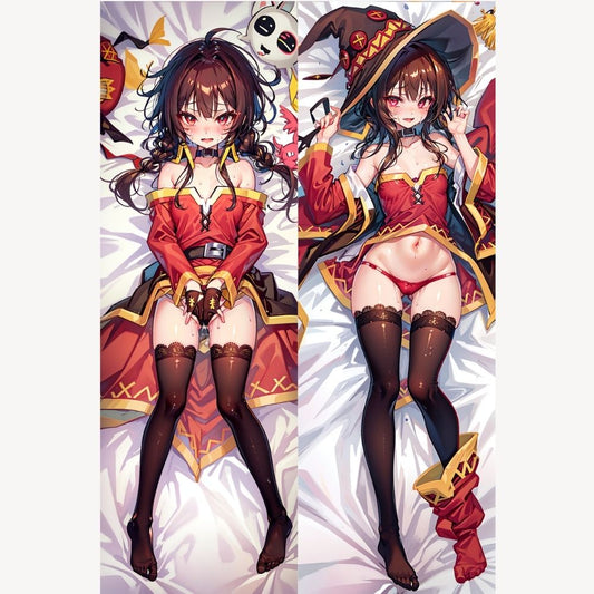 Dakimakura Megumin En Petite Culotte Rouge