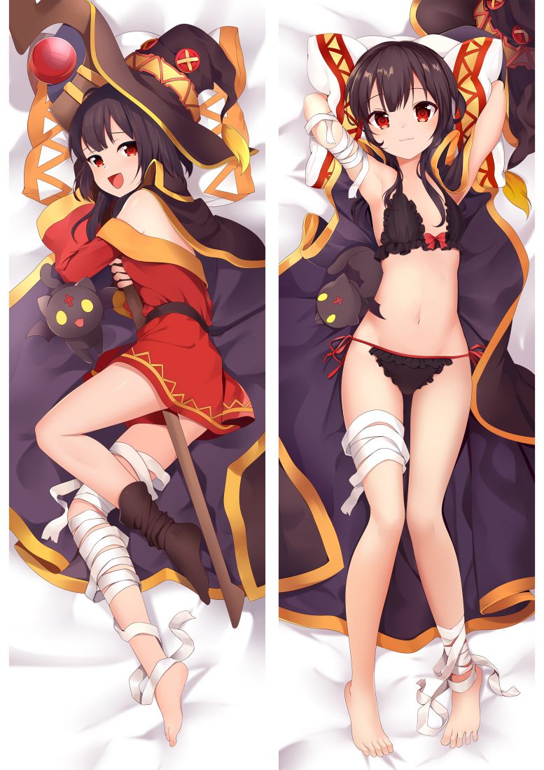 Dakimakura De Megumin En Culotte Noir