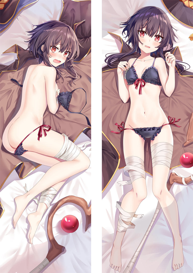 Dakimakura De Megumin En Lingerie Noir