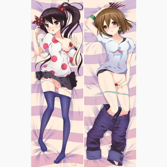 Dakimakura Azusa Et Yui Uniforme "Listen!"