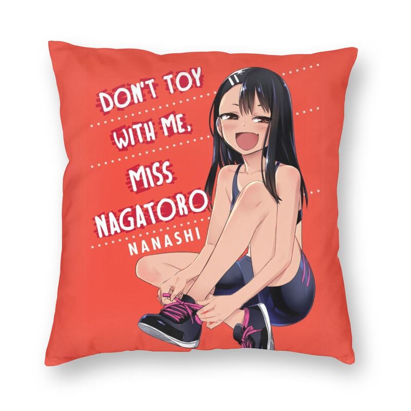 Housse de Coussin Dont Toy With Me, Miss Nagatoro